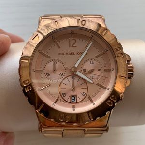 Michael Kors Rose Gold Dylan Chronograph Watch